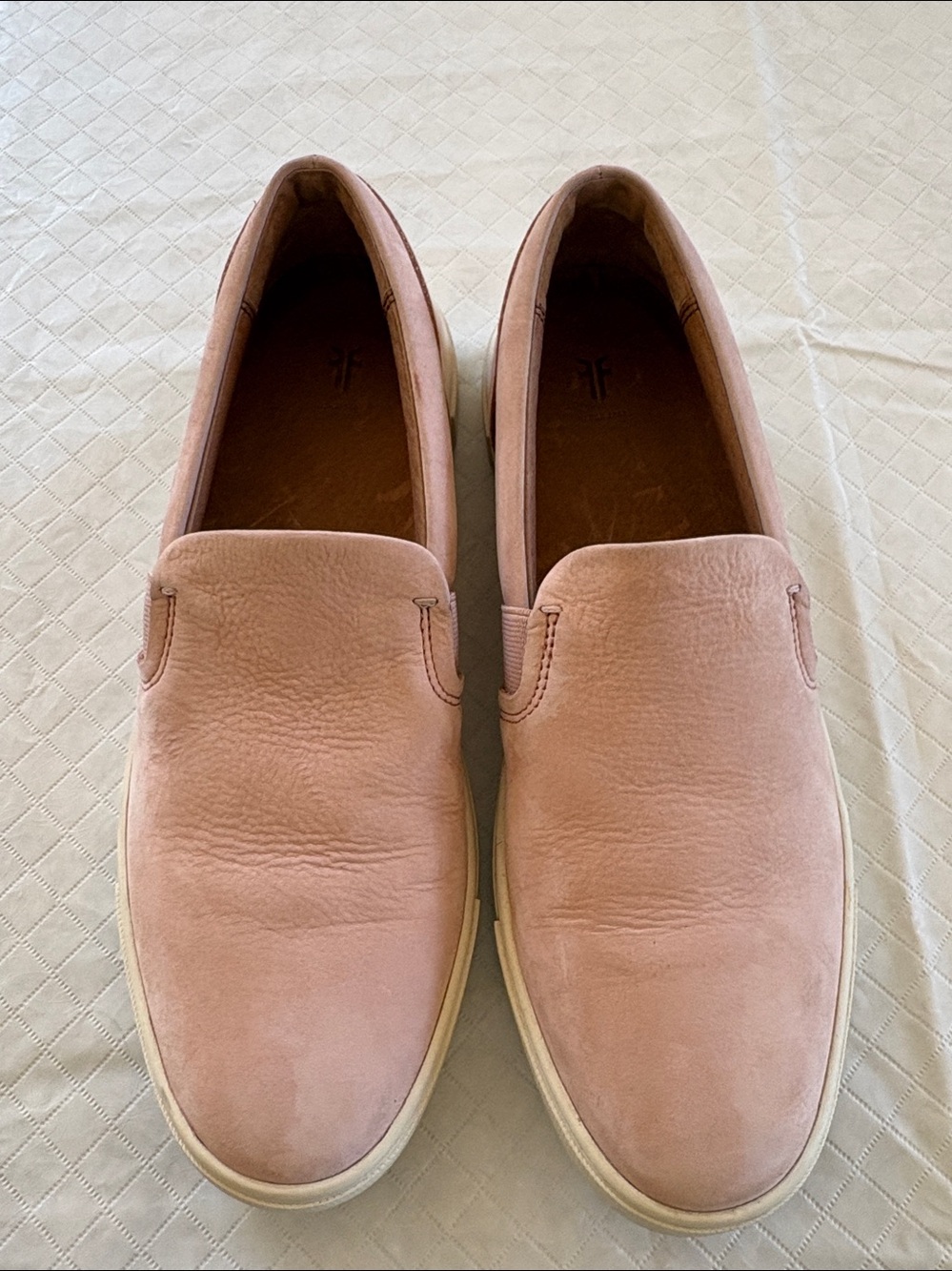 Frye Women's Slip-On Suede Sneakers - Blush Pink